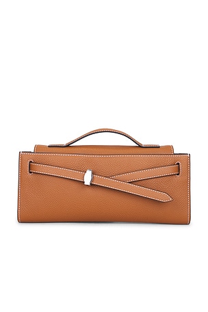Veronica Beard Dash Clutch in Tan