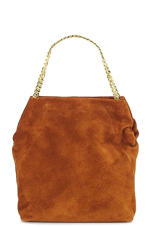 Small Suede Slouch Shoulder Bag Veronica Beard