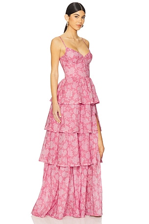 V. Chapman Caterina Dress in Pink. Size 6. Also