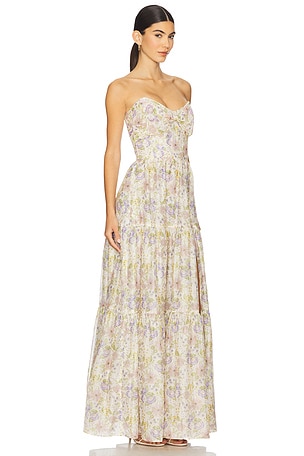 V. Chapman Isabel Gown in Cream. Size 8. Also