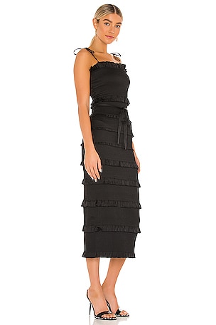 V. Chapman Lily Dress in Black. Size 6. Also