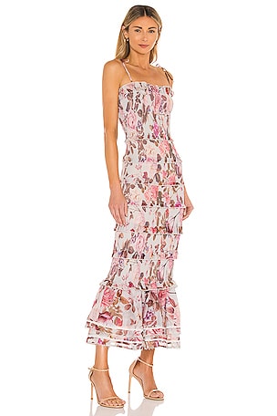 V. Chapman Geranium Dress in Rose. Size 8. Also