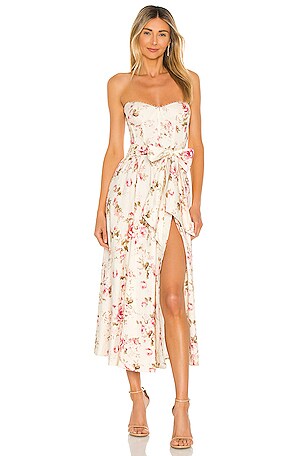 revolve valentina midi dress Bec + Bridge Valentina Midi Dress in Duck Egg
