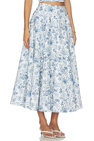 V. Chapman Carrie Skirt in Blue. Size 0. Also