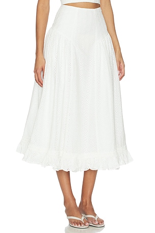 V. chapman falda ashton en color blanco