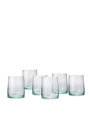 CONJUNTO DE 6 COPOS EM FORMATO DE CONE MARROQUINO MOROCCAN CONE GLASSWARE SET OF 6 Verve Culture