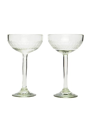 Coupe Glasses Set Of 2 Verve Culture