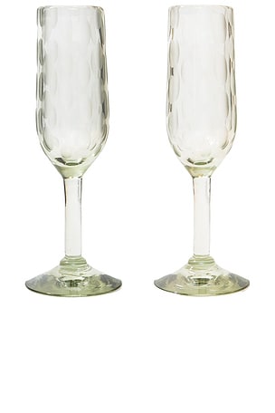 Etched Champagne Set Of 2 Verve Culture