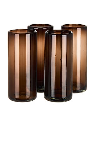 Set Of 4 Tamarind Highball Glass Verve Culture