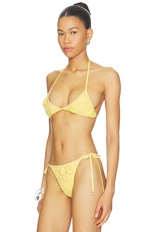 VDM Gypsy Bikini Top in Yellow