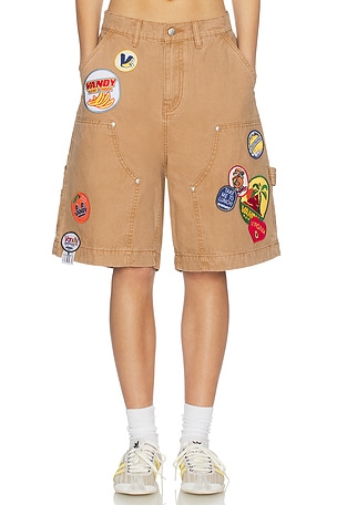 Patched Canvas Shorts VANDYTHEPINK