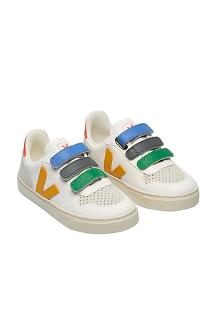 Veja Junior Small V-10 Sneaker in White