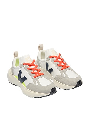 Veja Junior Small Canary Sneaker in White