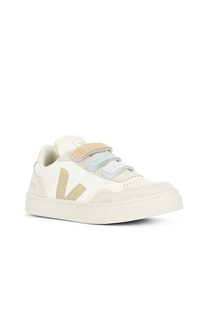 Veja X Bonpoint Kids Small V-90 Sneaker in White