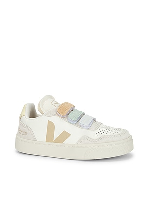 Veja X Bonpoint Junior Small V-90 Sneaker in White