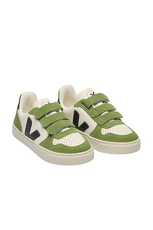 Veja Junior Small V-10 Sneaker in Green