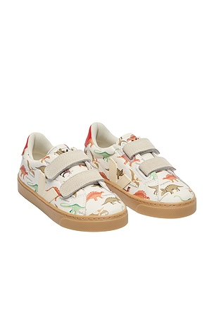 Veja Kids X Museum D'Histoire Naturelle Small Esplar Sneaker in Cream