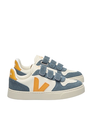 Veja Kids Small V-10 Sneakers in Ivory