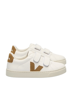 Veja Kids Small Esplar Sneakers in White
