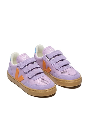 Veja x The Campamento Kids Small V-90 Sneaker in Purple