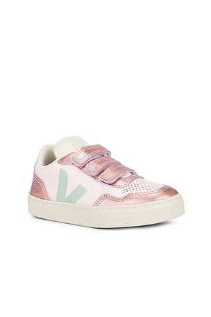 Veja X Bonpoint Junior Small V-90 Sneaker in Pink
