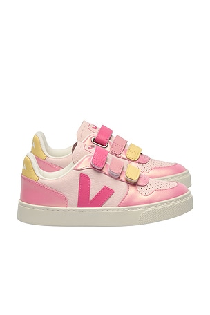 Veja Junior Small V-10 Sneaker in Pink