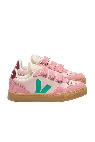 Veja Kids Small V-90 Sneaker in Pink