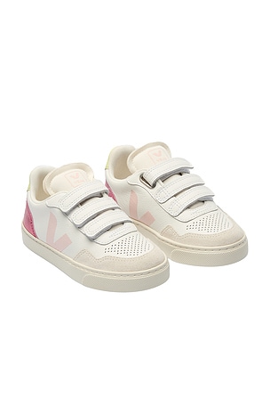 Veja Kids Small V-90 Sneakers in White
