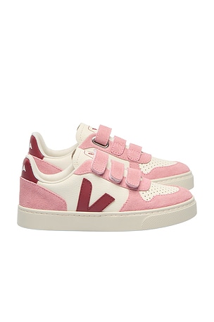 Veja Junior Small V-10 Sneakers in Ivory