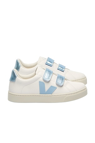 Veja Kids Small Esplar Sneakers in White
