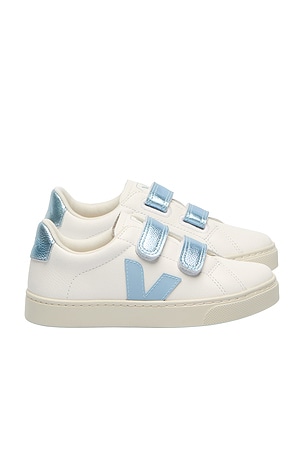 Veja Junior Small Esplar Sneakers in White