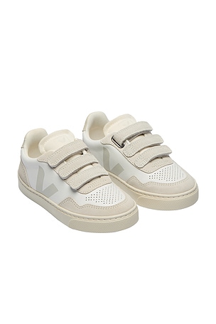 Veja Kids Small V-90 Sneaker in White