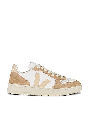VEJA★V-10★WHITE SABLE SAHARA★兼用 Veja V-10 Chromefree Leather White Sable Sahara Men's