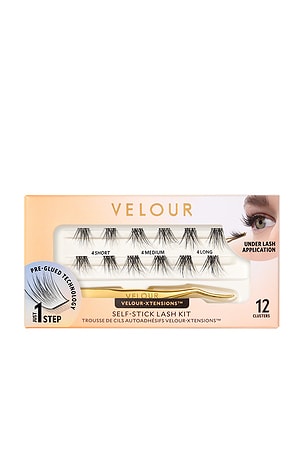 FAUX CILS XTENSIONS SELF-STICK KIT Velour Lashes