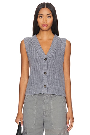 Luo Sweater Vest Velvet by Graham & Spencer