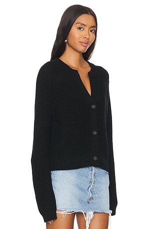 Velvet by Graham & Spencer Shayla Cardigan in Black