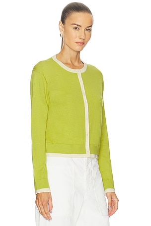 Velvet by Graham & Spencer Saylor Lux Cotton Cashmere in Green
