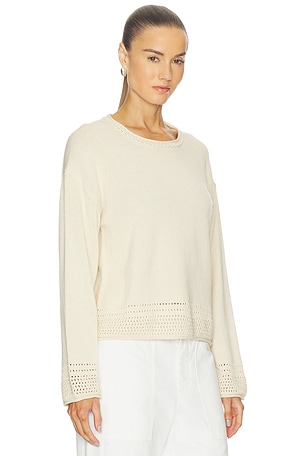 Velvet by Graham & Spencer Rosalyn Sweater in Cream