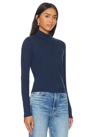 Velvet by Graham & Spencer Nadene Turtleneck in Navy