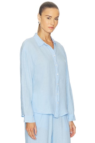 Velvet by Graham & Spencer Brighton Button Down Shirt in Baby Blue