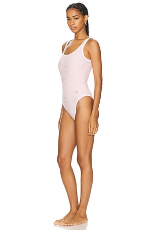 VERSACE Baroque Jacquard One Piece in Blush