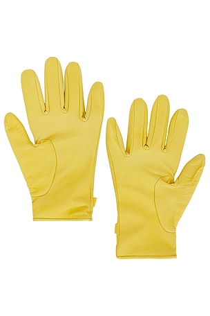 Vivetta Short Glove in Yellow