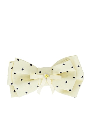 Polka Print Bow, Brooch And Hair Clip Vivetta