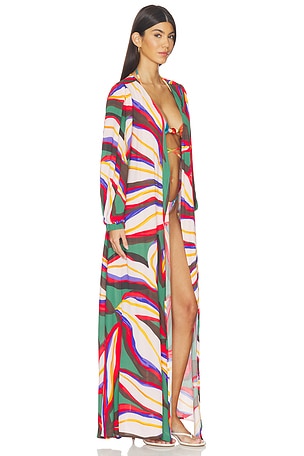 villa fresca Serena Cover-up Style Dress in Red