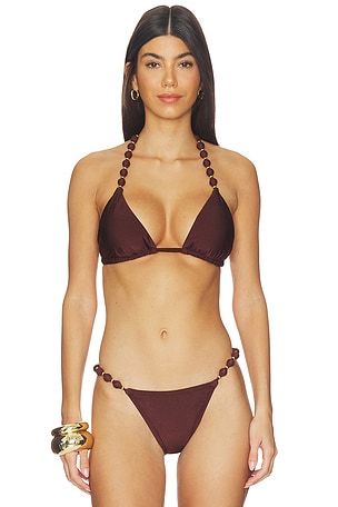 Sole Triangle Bikini Top villa fresca