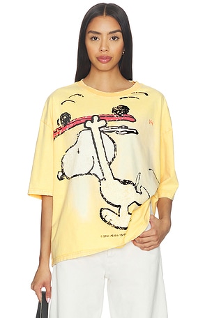 x Peanuts Snoopy Jersey Vintage Heavy