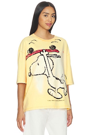 Vintage Heavy x Peanuts Snoopy Jersey in Yellow