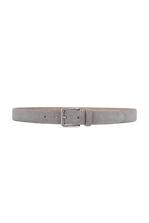 30mm Alex Stitched Suede Belt Vince