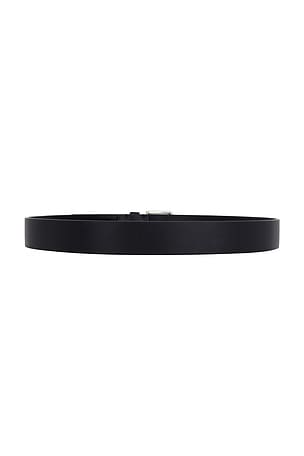 Vince 35mm Flat Belt in Black