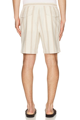 Vince Cove Stripe Short in Cream